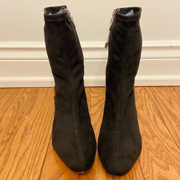 Schutz Black Stretch Lupe Ankle Booties - Picture 4 of 8